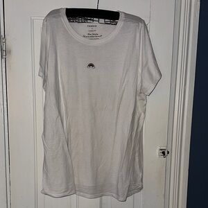Torrid White Graphic rainbow tee